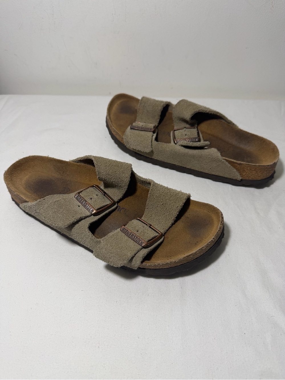 Birkenstock Arizona Suede Leather Sandals